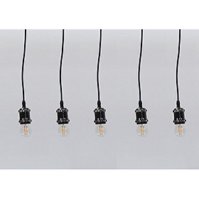 Bộ 5 dây đèn thả cổ điển bóng Led Edison G45 4W