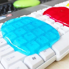 Clean Slimy Gel Computer Keyboards PC Laptop Magic Sticky Jelly Compound Super mud Slimy Gel  Dust Clean Color Random