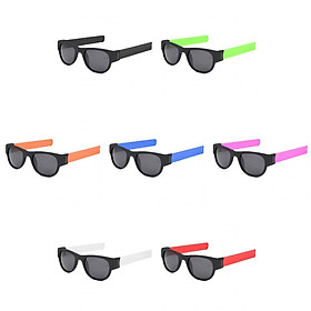 7Pcs Fashion Folding Sunglasses on Wrist UV-Protect Adults Eyewear Trendy