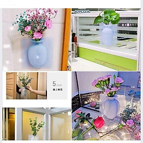 Mua Bình hoa silicon dán tường trang trí tủ lạnh  tường nhà...