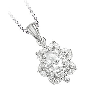 Mặt dây chuyền bạc đính đá PNJSilver Wanderlust XMXMK000253-BO