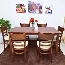 Bộ Bàn Ăn Ulsan 6 Ghế IBIE DTULS6