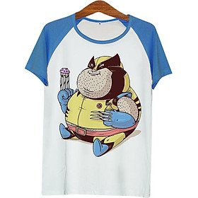 Áo thun tay màu Người sói béo phì ATFU096