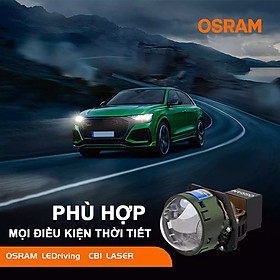 Combo 2 Bóng Đèn Bi LED Laser Hiệu Suất Cao OSRAM LEDPES108-BK LHD 12V 45/66W