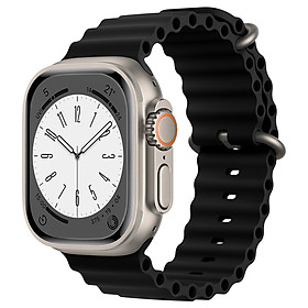 Dây Silicon Ocean cho Apple Watch Series 1/2/3/4/5/6/7/8/9/SE1,2 & Apple Watch Ultra 1/2 Size 38/40/41/42/44/45/49mm - Hàng Nhập Khẩu