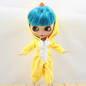 Fashion Duck Jumpsuit Party Outfit for 12inch Blythe Takara Licca Doll Complete Look Clothing