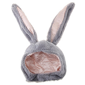 Plush Fun Long Ears Plush Cartoon Rabbit Animal Hat Party Costume Fancy Dress Holiday Photo Prop