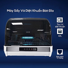 Mua Máy sấy chén bát máy sấy và diệt khuẩn bát đĩa dung tích 42L 315W vệ sinh chén bát an toàn tiện lợi