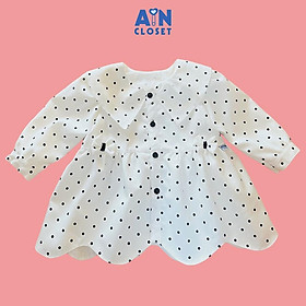 Áo Khoác thời trang bé gái hoạ tiết Bi Nhí Đen Tuytsi - AICDBGOJOBTU - AIN Closet