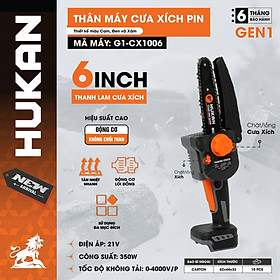 Mua THÂN MÁY CƯA XÍCH PIN 350W BODY G1-CX1006 HUKAN -HÀNG CHÍNH HÃNG