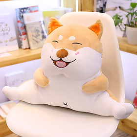 Mua Đệm Gối Tựa Lưng Ô Tô Bàn Học Gối Ôm Đa Năng Hình Chó Shiba Cười Siêu Dễ Thương