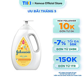 Sữa tắm Johnson's Baby chứa sữa và yến mạch (1000ml)