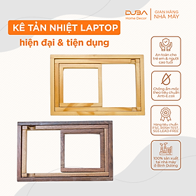 Mua Giá kê tản nhiệt laptop gỗ chuẩn xuất khẩu Châu Âu - Hàng chính hãng DUBA
