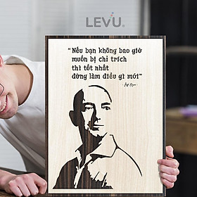 Mua Tranh slogan câu nói hay ngắn gọn nổi tiếng của Jeff Bezos LEVU NT08