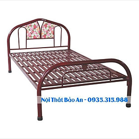 Mua Giường sắt giá rẻ nhiều kích thước (0 8cm x 2m   1mx2m   1m2x2m ) Bảo An mẫu 10