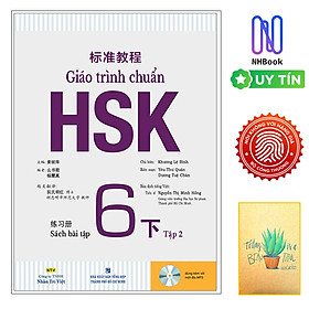 Hình ảnh Sách Tiếng Trung - Giáo Trình Chuẩn HSK 6 - Sách Bài Tập - Tập 2 - Kèm File MP3- Bìa Mềm- Nhân Trí Việt ( Tặng Sổ tay Xương Rồng )