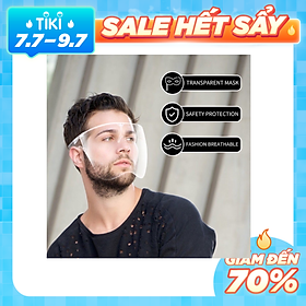 Kính che mặt chống giọt bắn có gọng gương, an toàn, thời trang dễ sử dụng