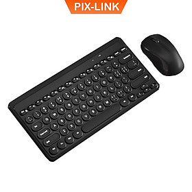 Bộ bàn phím và chuột không dây Pix-link K611, bộ bàn phím và chuột kute nhiều màu để lựa chọn - Hàng chính hãng/ Hàng nhập khẩu