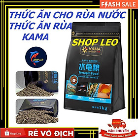 Thức ăn cho Rùa Nước hãng KAMA - Gói 1KG (Size L) Cám dinh dưỡng cho rùa nước - thức ăn rùa nước