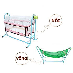 Nôi võng tự động cho bé 2 trong 1 Vinanoi - NV25