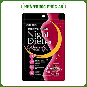 Trà Beauty Collagen Orihiro 16 gói giúp giảm cân, phân giải mỡ thừa, chống lão hóa và đẹp da