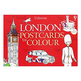 Usborne London Postcards to Colour