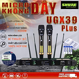 Micro không dây SHURE - Chất Âm Hay - Sóng Xa 150m - Hàng Nhập Khẩu