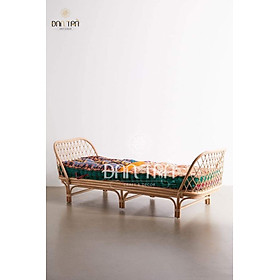 Mua Ghế Mây Daybed 1M6- Ghế Mây Sofa Kèm Nệm - Ghế Sofa Mây Nằm Nghỉ Trưa  Ghế Thư Giãn Phòng Khách  Phòng Ngủ- Bàn Ghế Mây Tre Đan Trà