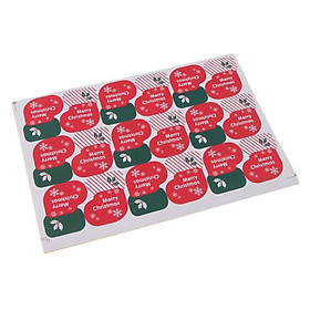 Merry Christmas Sealing Stickers Envelope Card Paste DIY Craft Decoration