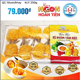 Tôm Thẻ Xẻ Bướm Tẩm Bột - Vị Trứng Muối