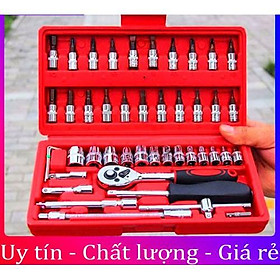 Bộ dụng cụ mở bu lông ốc vít 46 chi tiết đa năng loại tốt