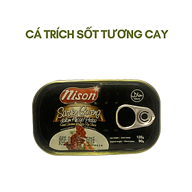 CÁ TRÍCH CHIÊN SỐT TƯƠNG CAY HIỆU NISON - NISON FRIED SARDINES IN SPICY SOY SAUCE 125g