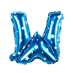 Bong bóng chữ cái màu xanh 35 cm (chọn chữ A - Z)