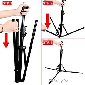 Đèn livestream size 54cm siêu to sáng nhất chân to nặng bền