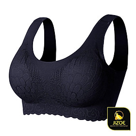 Áo Bra nữ su đúc không đường may Ren hoa cánh chim phong cách Thái Lan cao cấp gợi cảm thoáng mát JIZOE ALT46