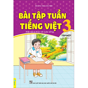 Sách - Combo 2 cuốn Bài Tập Tuần Tiếng Việt Lớp 3 - Kết Nối Tri Thức - ndbooks