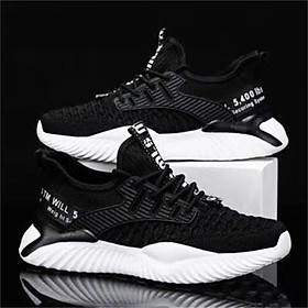 Giày Thể Thao Nam MENDO - Giày Sneaker Màu Xanh - Đen, Giày Thể Thao Đế Nhẹ Chống Sốc - G5145