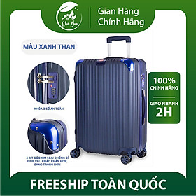 Vali Du Lịch Bamozo 8809 Size 20-24-28 Bo Góc Chống Va Đập