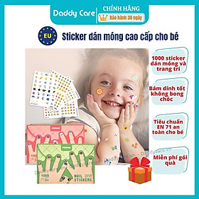 Sticker dán móng tay cho bé Nail stickers Mideer 2 mẫu miếng dán móng tay giả cho bé gái