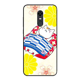 Ốp Lưng in cho Xiaomi Redmi 5 Mẫu Mèo May Mắn 1 - Hàng Chính Hãng