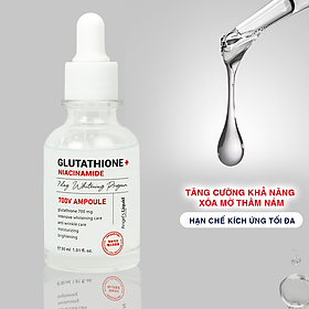 Huyết thanh truyền trắng hỗ trợ trị nám Angel's Liquid Glutathione Plus Niacinamide 700 V-ampoule 30ml