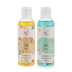 Combo Gel tắm tinh dầu thư giãn Calm và Inspire 100g AN'Sw