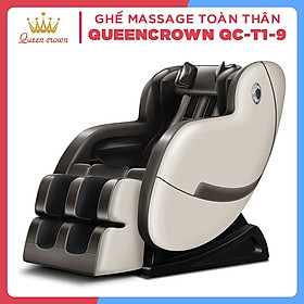 Ghế Massage QUEEN CROWN 3D T1-9 Chất Lượng Cao - Máy Massage Toàn Thân Tích Hợp Nhiệt - Quà Tặng Ý Nghĩa Cho Người Thân