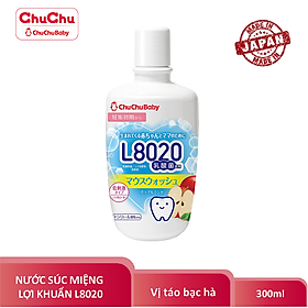 Nước Súc Miệng Lợi Khuẩn L8020 Ngừa Sâu Răng Chuchubaby Vị Táo Bạc Hà Cho