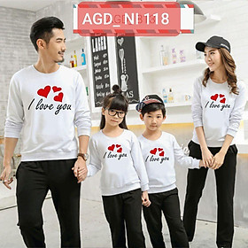 Áo dài tay chất nỉ - MÃ AGD118