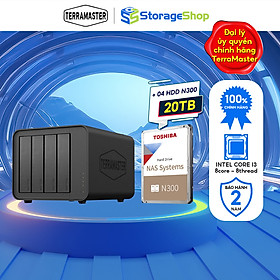 Mua Bộ Ổ cứng mạng NAS TerraMaster F4-424 Pro+NAS N300 Hàng chính hãng