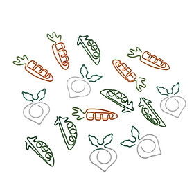 15 Piece Cute Paper Clip Metal Bookmark Office Stationery Supply Kids