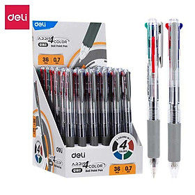 Bút Bi Deli 4 Màu 0.7mm EQ182