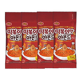 Hạnh nhân Hàn Quốc chính thống Murgerbon vị bánh gạo chiên cay (25g)X4