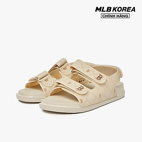 MLB - Giày sandals unisex đế thấp quai ngang Chunky Diamond Monogram 3ASDCSD33